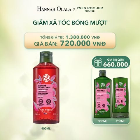  DEAL 15: GIẤM XẢ TÓC BÓNG MƯỢT 