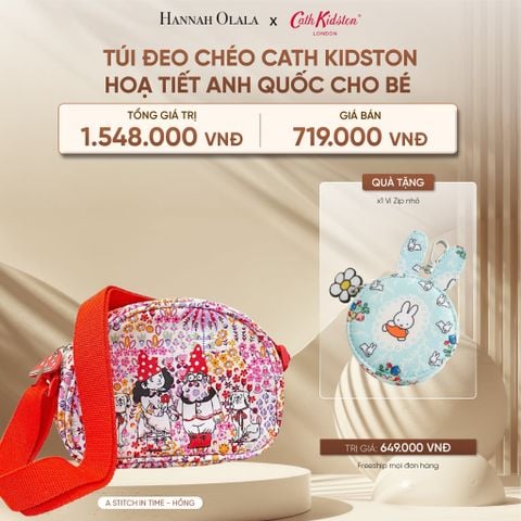  DEAL 15: TÚI ĐEO CHÉO CATH KIDSTON HOẠ TIẾT ANH QUỐC CHO BÉ 