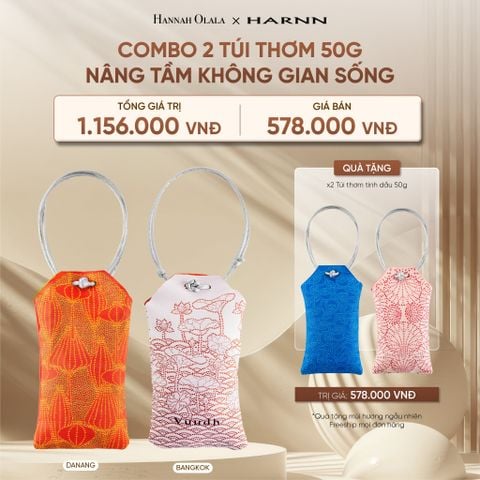  DEAL 15: COMBO 2 TÚI THƠM HARNN 50G - NÂNG TẦM KHÔNG GIAN SỐNG 