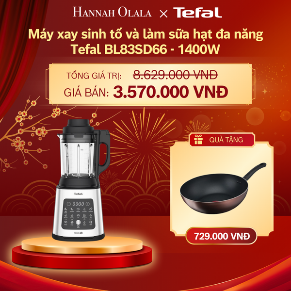  DEAL 7.1: MÁY XAY SINH TỐ VÀ LÀM SỮA HẠT ĐA NĂNG TEFAL BL83SD66 - 1400W 