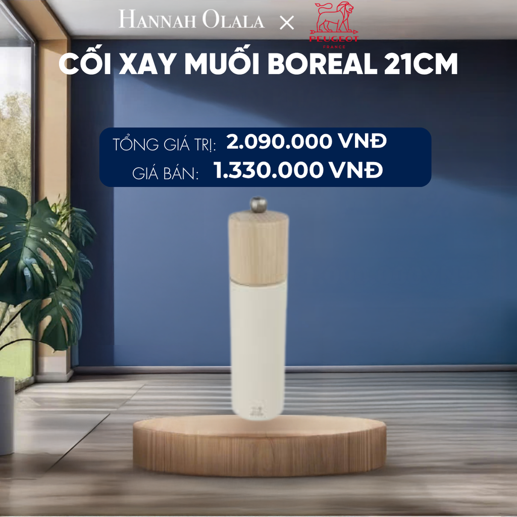  CỐI XAY MUỐI BOREAL 21CM 