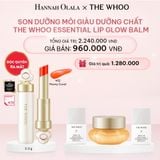  E238_DEAL 14: NEW - BỘ SON DƯỠNG CẢI THIỆN NẾP NHĂN MÔI THE WHOO ESSENTIAL LIP GLOW BALM - 52 PEONY CORAL 
