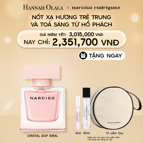 DEAL 11: NƯỚC HOA NARCISO RODRIGUEZ NN CRISTAL EAU DE PARFUM 50ML 