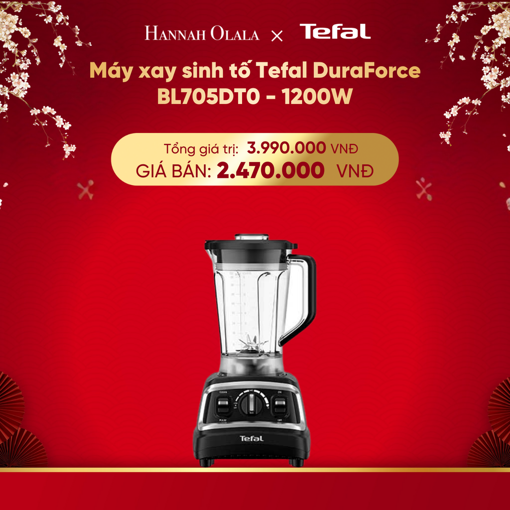  DEAL 6.2: MÁY XAY SINH TỐ TEFAL DURAFORCE BL705DT0 - 1200W 