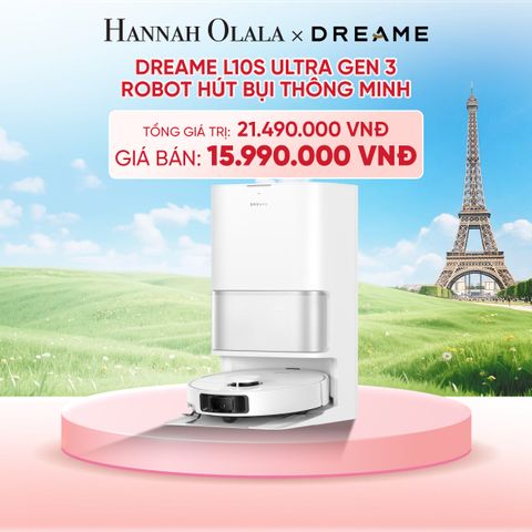  DREAME L10S ULTRA GEN 3 ROBOT HÚT BỤI THÔNG MINH - LỰC HÚT 25.000PA - TÙY CHỈNH VỚI 5 CẤP ĐỘ HÚT - BH 24 THÁNG - B5 