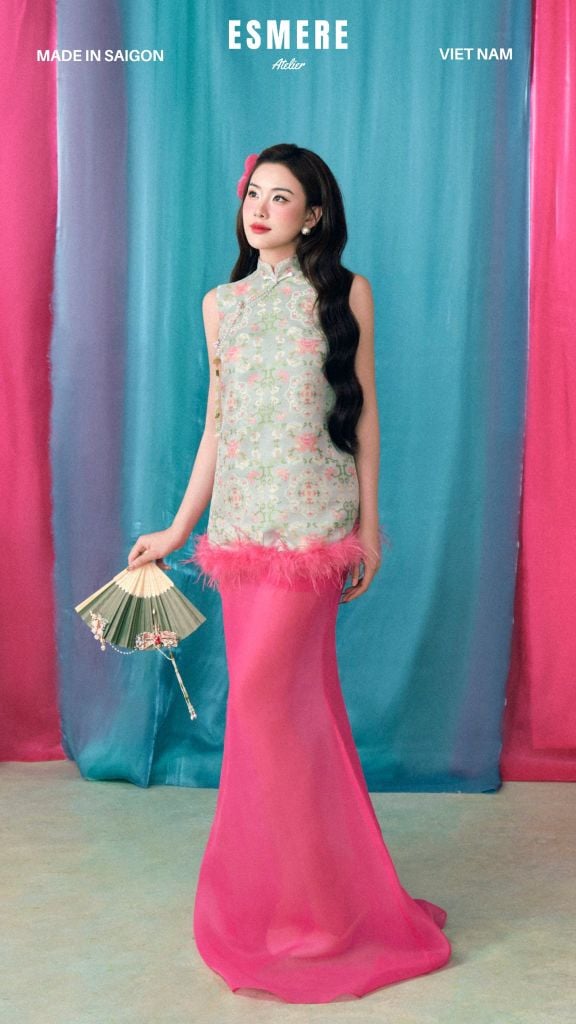  DEAL 8: SET ĐỒ MẶC TẾT 02 MÓN BÍCH ĐÀO 