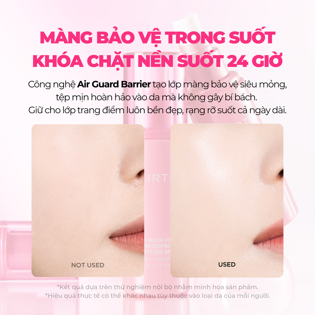  DEAL 7 - XỊT CỐ ĐỊNH LỚP TRANG ĐIỂM TIRTIR WATERPROOF 80ML 