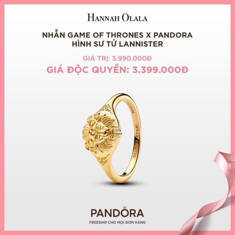  A13_DEAL 06: NHẪN GAME OF THRONES X PANDORA HÌNH SƯ TỬ LANNISTER 