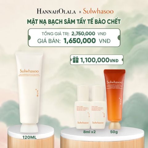  MỚI - MẶT NẠ TẨY TẾ BÀO CHẾT NHÂN SÂM TRẮNG EXFOLIATING MASK 120ML - A1707 