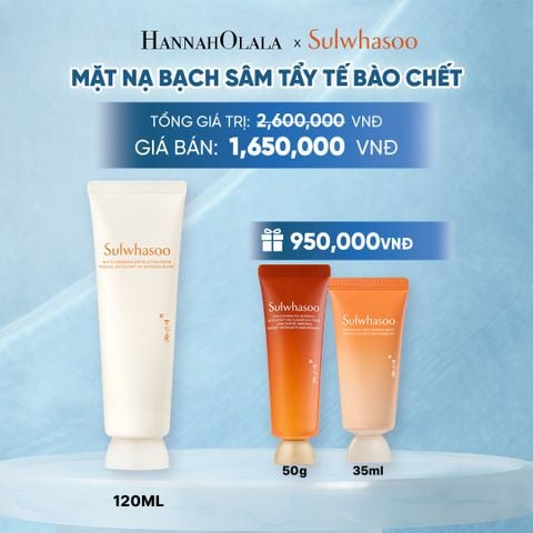  MỚI - MẶT NẠ TẨY TẾ BÀO CHẾT NHÂN SÂM WHITE EXFOLIATING MASK 120ML 