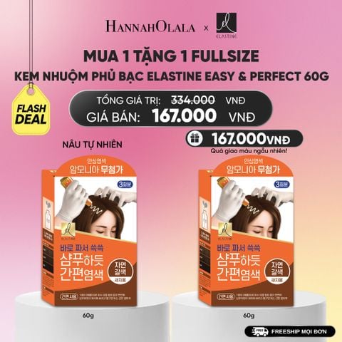  KEM NHUỘM PHỦ BẠC ELASTINE EASY & PERFECT 60G_A1661 