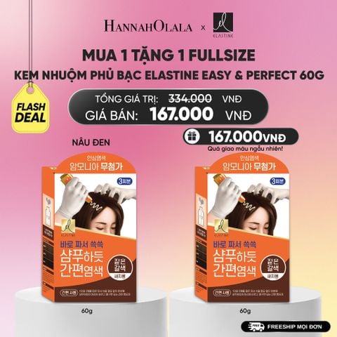 KEM NHUỘM PHỦ BẠC ELASTINE EASY & PERFECT 60G_A1661 