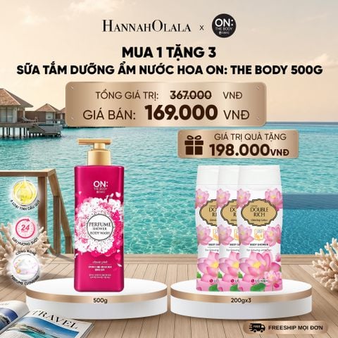  SỮA TẮM DƯỠNG ẨM HƯƠNG NƯỚC HOA ON: THE BODY PERFUME 500G _ DEAL 27_ D658 
