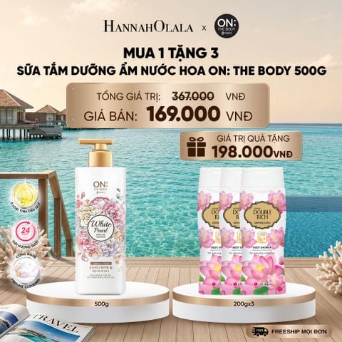  SỮA TẮM DƯỠNG ẨM HƯƠNG NƯỚC HOA ON: THE BODY PERFUME 500G _ DEAL 27_ D658 