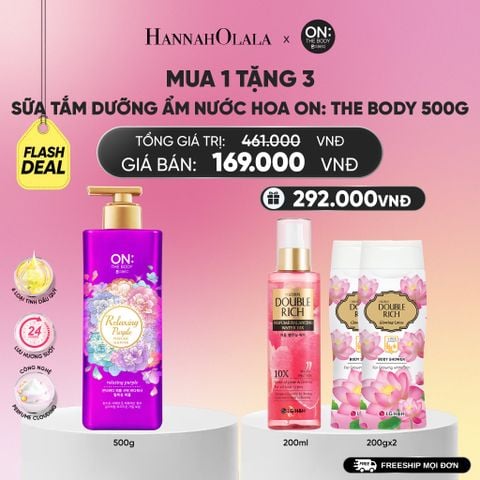  SỮA TẮM DƯỠNG ẨM HƯƠNG NƯỚC HOA ON: THE BODY PERFUME 500G_A819 