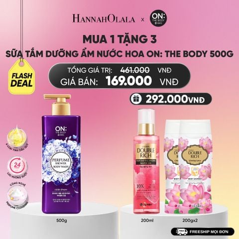  SỮA TẮM DƯỠNG ẨM HƯƠNG NƯỚC HOA ON: THE BODY PERFUME 500G_A819 