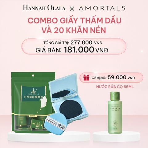  E706_DEAL 16: COMB GIẤY THẤM DẦU VÀ 20 KHĂN NÉN 
