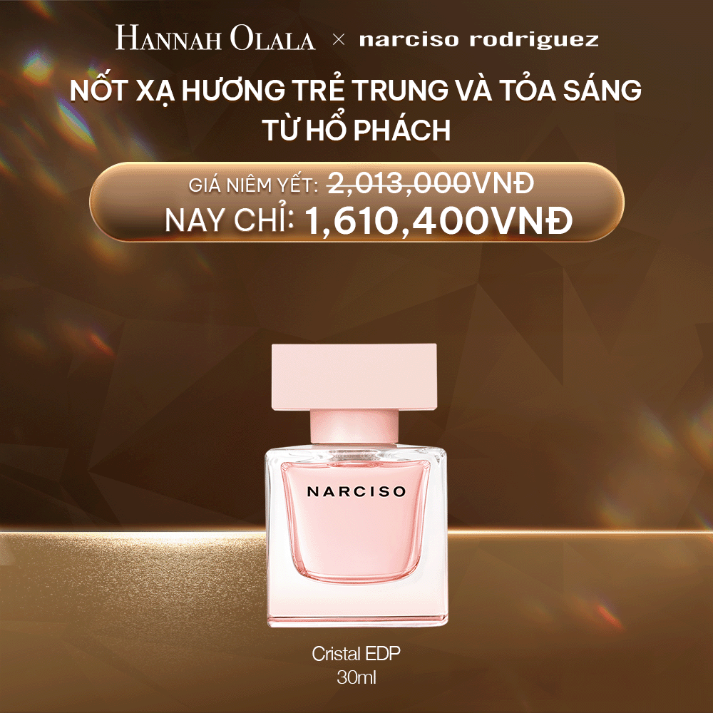  DEAL 39:  NƯỚC HOA NARCISO RODRIGUEZ NN CRISTAL EAU DE PARFUM 30ML 
