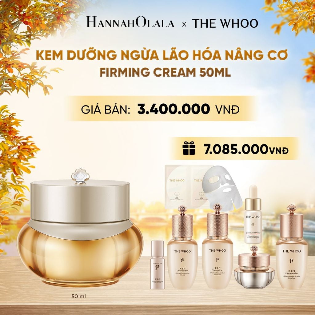  KEM DƯỠNG NGỪA LÃO HÓA NÂNG CƠ THE WHOO FIRMING CREAM 50ML - E2118 