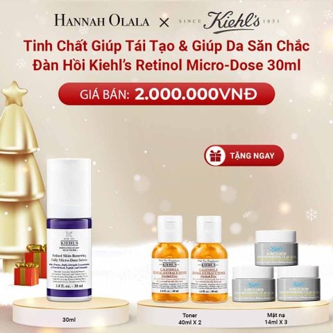  DEAL 12: TINH CHẤT GIÚP TÁI TẠO & GIÚP DA SĂN CHẮC ĐÀN HỒI KIEHL’S RETINOL MICRO-DOSE 30ML 