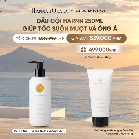  DẦU GỘI HARNN 250ML GIÚP TÓC SUÔN MƯỢT VÀ ÓNG Ả 