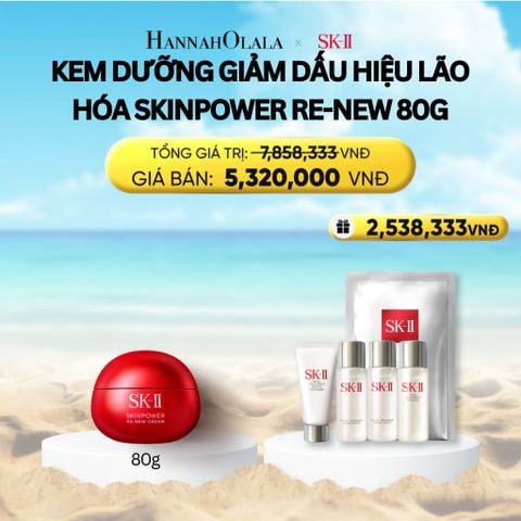  DEAL 8: KEM DƯỠNG GIẢM DẤU HIỆU LÃO HÓA SKINPOWER RE-NEW 80G 