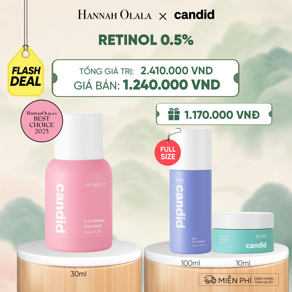  [FLASH DEAL 16] TINH CHẤT RETINOL 0.5% - A01602 