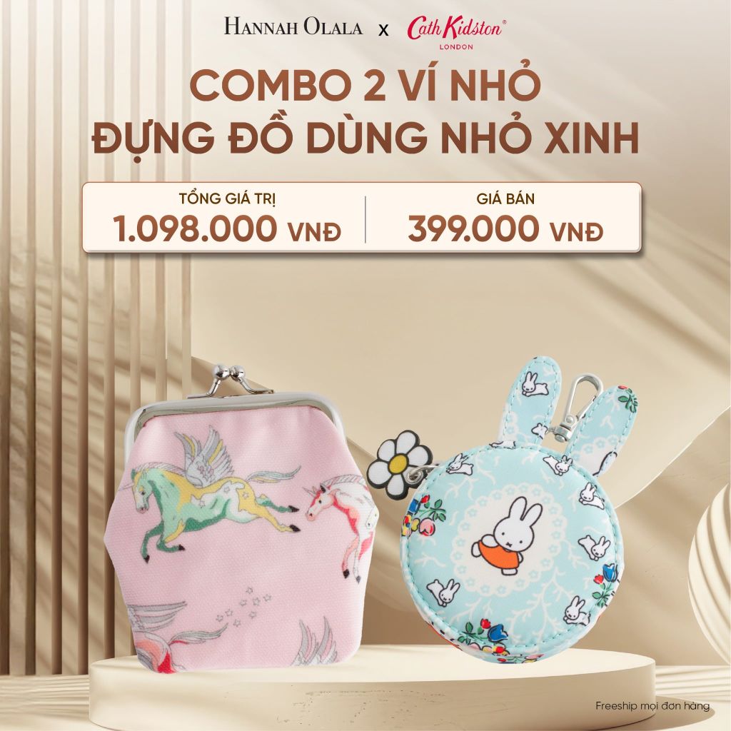  DEAL 16: COMBO 2 VÍ NHỎ ĐỰNG ĐỒ DÙNG NHỎ XINH 