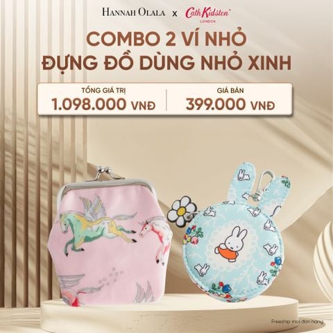 DEAL 16: COMBO 2 VÍ NHỎ ĐỰNG ĐỒ DÙNG NHỎ XINH 