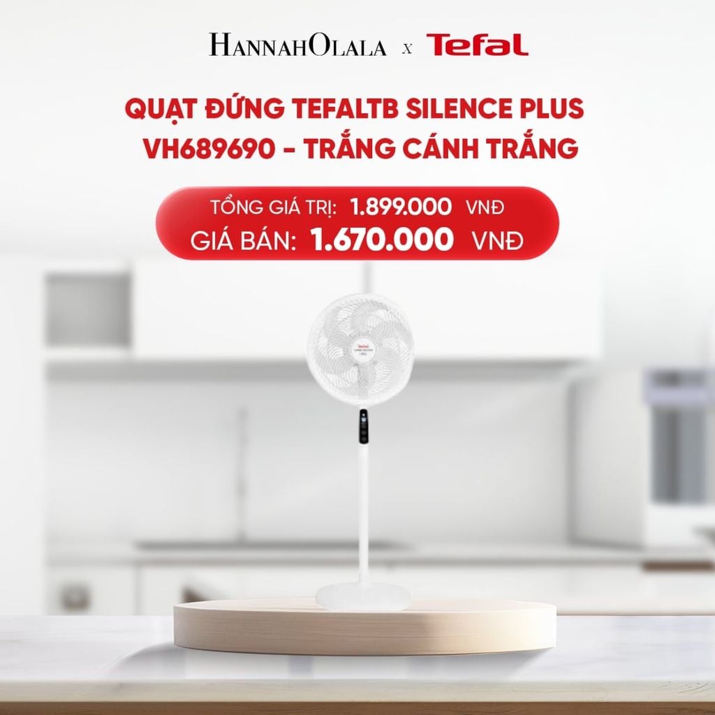  B213_DEAL 14.1: QUẠT ĐỨNG TEFAL TB SILENCE PLUS VH689690 