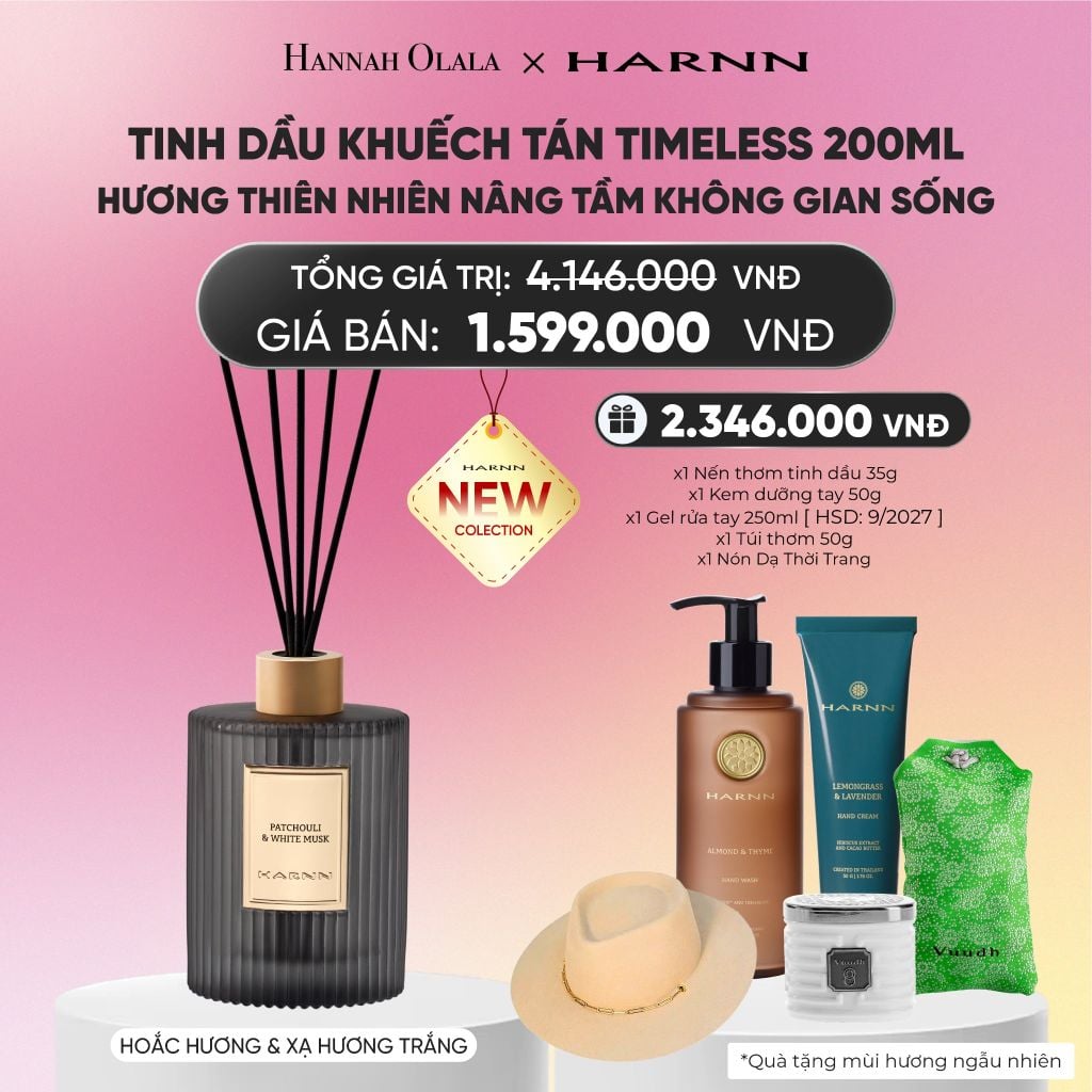  TINH DẦU KHUẾCH TÁN TIMELESS 200ML HƯƠNG TINH DẦU THIÊN NHIÊN NÂNG TẦM KHÔNG GIAN SỐNG_A1486 