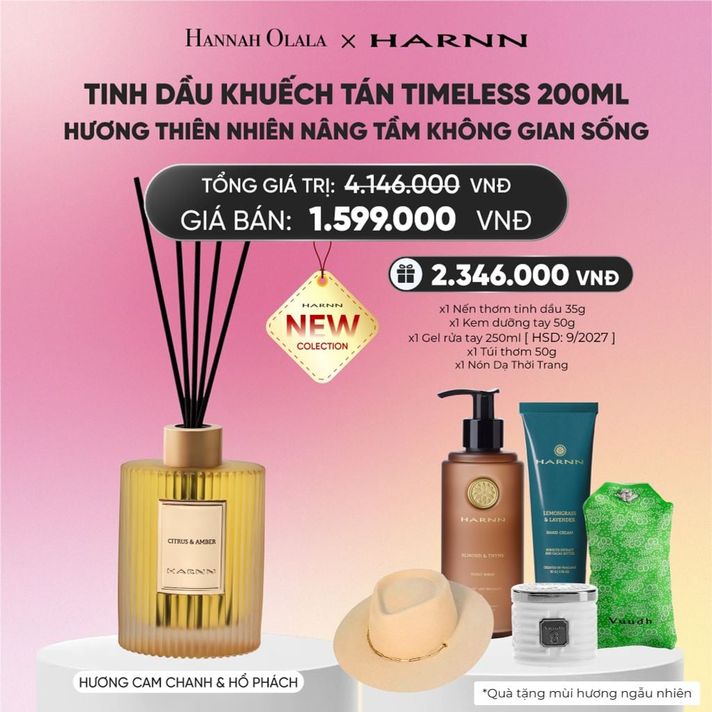  TINH DẦU KHUẾCH TÁN TIMELESS 200ML HƯƠNG TINH DẦU THIÊN NHIÊN NÂNG TẦM KHÔNG GIAN SỐNG_A1486 