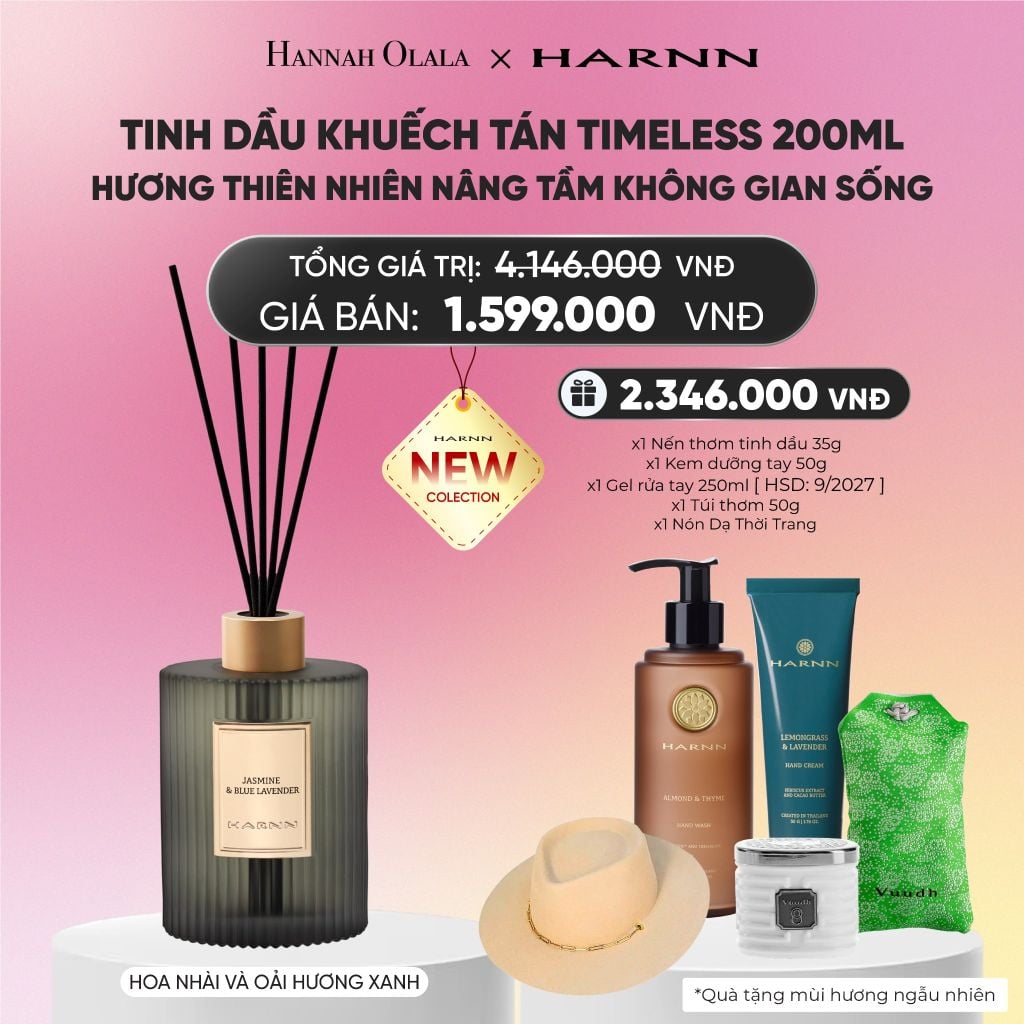  TINH DẦU KHUẾCH TÁN TIMELESS 200ML HƯƠNG TINH DẦU THIÊN NHIÊN NÂNG TẦM KHÔNG GIAN SỐNG_A1486 