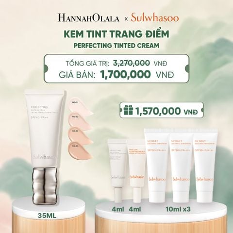  MỚI - KEM TINT TRANG ĐIỂM SULWHASOO PERFECTING TINTED CREAM 35ML - A1717 