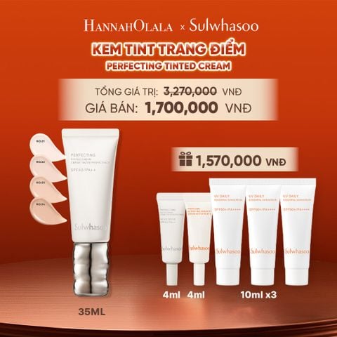  MỚI - KEM TINT TRANG ĐIỂM SULWHASOO PERFECTING TINTED CREAM 35ML 