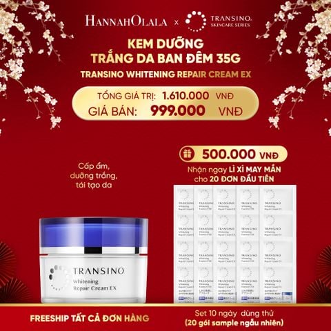  DEAL 2: KEM DƯỠNG TRẮNG DA TRANSINO 35g 