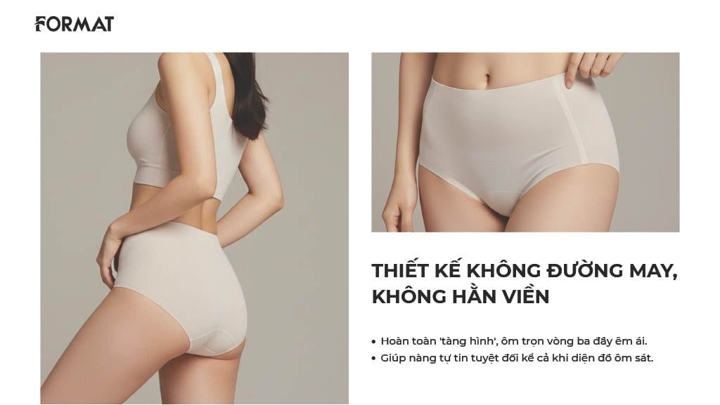  [FLASH DEAL] MUA 1 TẶNG 1 PACK 7 QUẦN LÓT NỮ THỎI SON FORMAT PREMIUM - MÀU BE - 10006524 -SỐ LƯỢNG GIỚI HẠN - A217 
