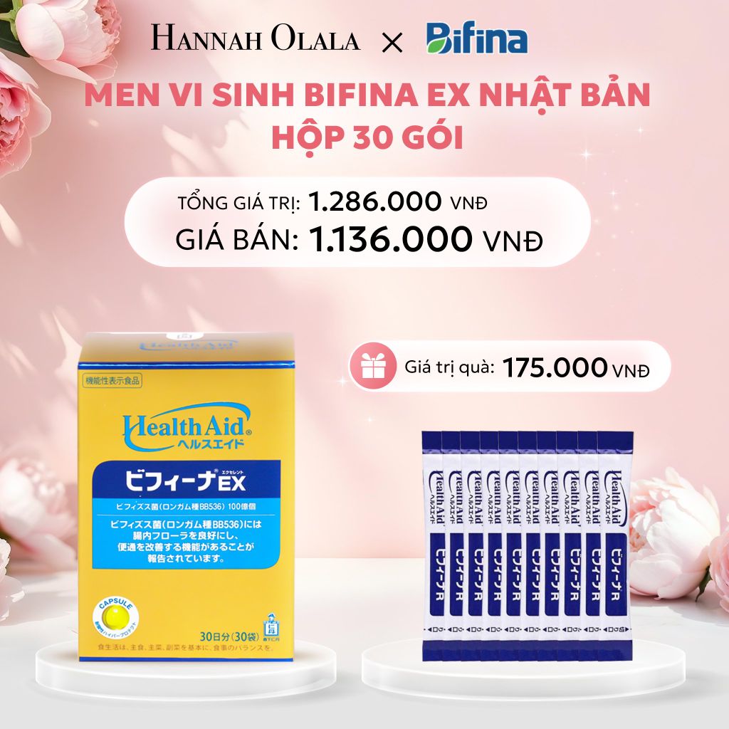  E845: DEAL 2: MEN VI SINH BIFINA EX HỘP 30 GÓI 