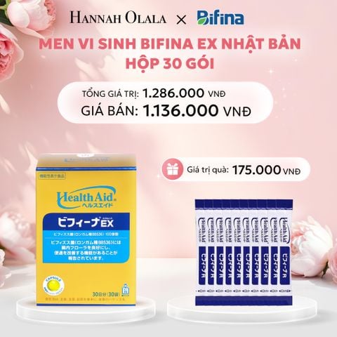  E845: DEAL 2: MEN VI SINH BIFINA EX HỘP 30 GÓI 