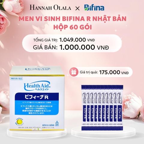  E846: DEAL 3: MEN VI SINH BIFINA R - HỘP 60 GÓI 