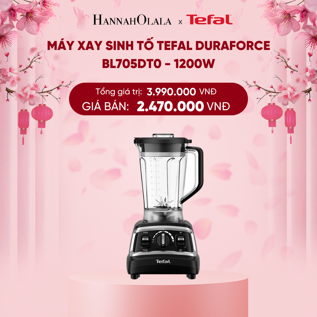  DEAL 7.2: MÁY XAY SINH TỐ TEFAL DURAFORCE BL705DT0 - 1200W 