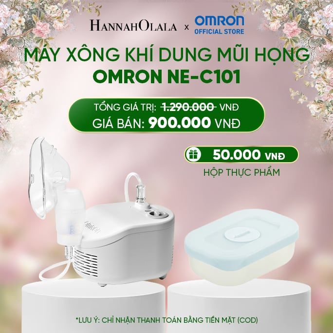  DEAL 7: MÁY XÔNG KHÍ DUNG MŨI HỌNG OMRON NE-C101 
