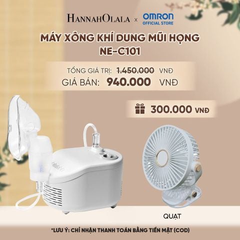  MÁY XÔNG KHÍ DUNG MŨI HỌNG OMRON NE-C101 - A2615 