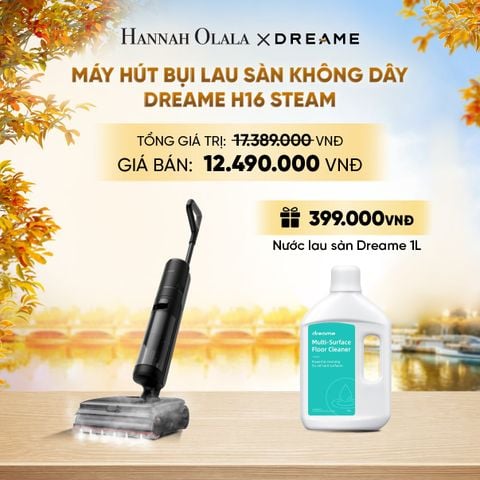  DREAME H16 STEAM MÁY HÚT BỤI LAU SÀN KHÔNG DÂY - LAU SÀN HƠI NƯỚC 200℃ - BH 24 THÁNG - E1531 