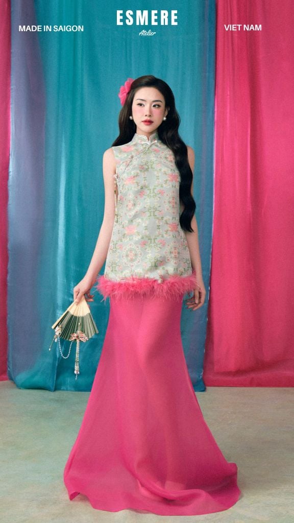  DEAL 8: SET ĐỒ MẶC TẾT 02 MÓN BÍCH ĐÀO 