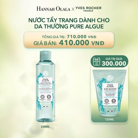  DEAL 17: NƯỚC TẨY TRANG DÀNH CHO DA THƯỜNG PURE ALGUE 
