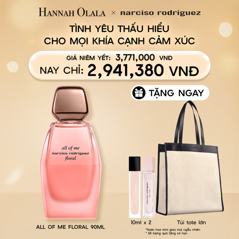  DEAL 19: NARCISO RODRIGUEZ ALL OF ME EAU DE PARFUM 90ML 