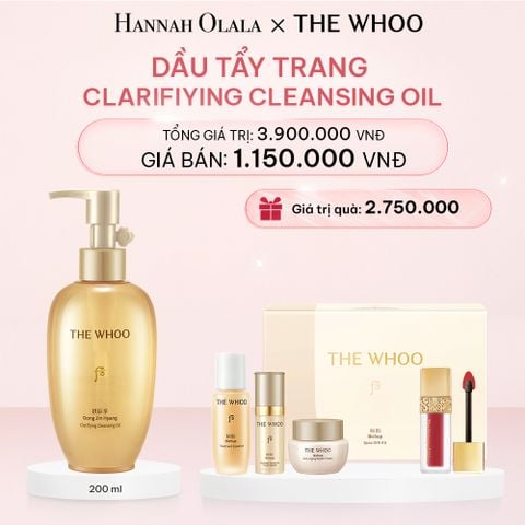 E240_DEAL 16: DẦU TẨY TRANG THE WHOO GONG JIN HYANG CLARIFIYING CLEANSING OIL 200ML 