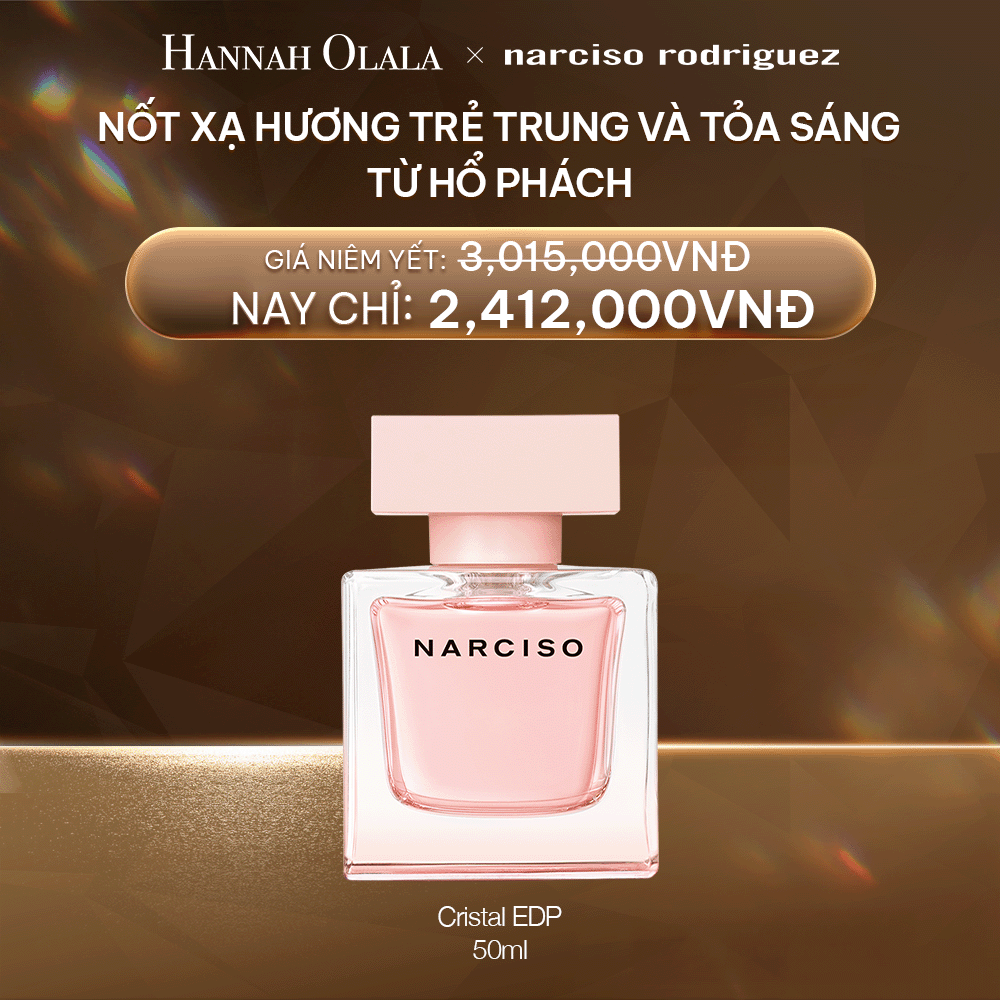  DEAL 40:  NƯỚC HOA NARCISO RODRIGUEZ NN CRISTAL EAU DE PARFUM 50ML 