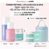  DEAL 17: RETINOL 1.0% 30ML & B5 CICA 50ML & BHA 100ML BỘ BA NGĂN NGỪA LÃO HÓA, TẨY TẾ BÀO CHẾT VÀ DƯỠNG ẨM PHỤC HỒI 